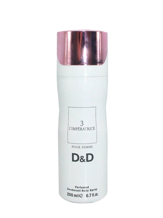 Ayollar uchun parfyumeriya dezodoranti D&D, 200 ml - 