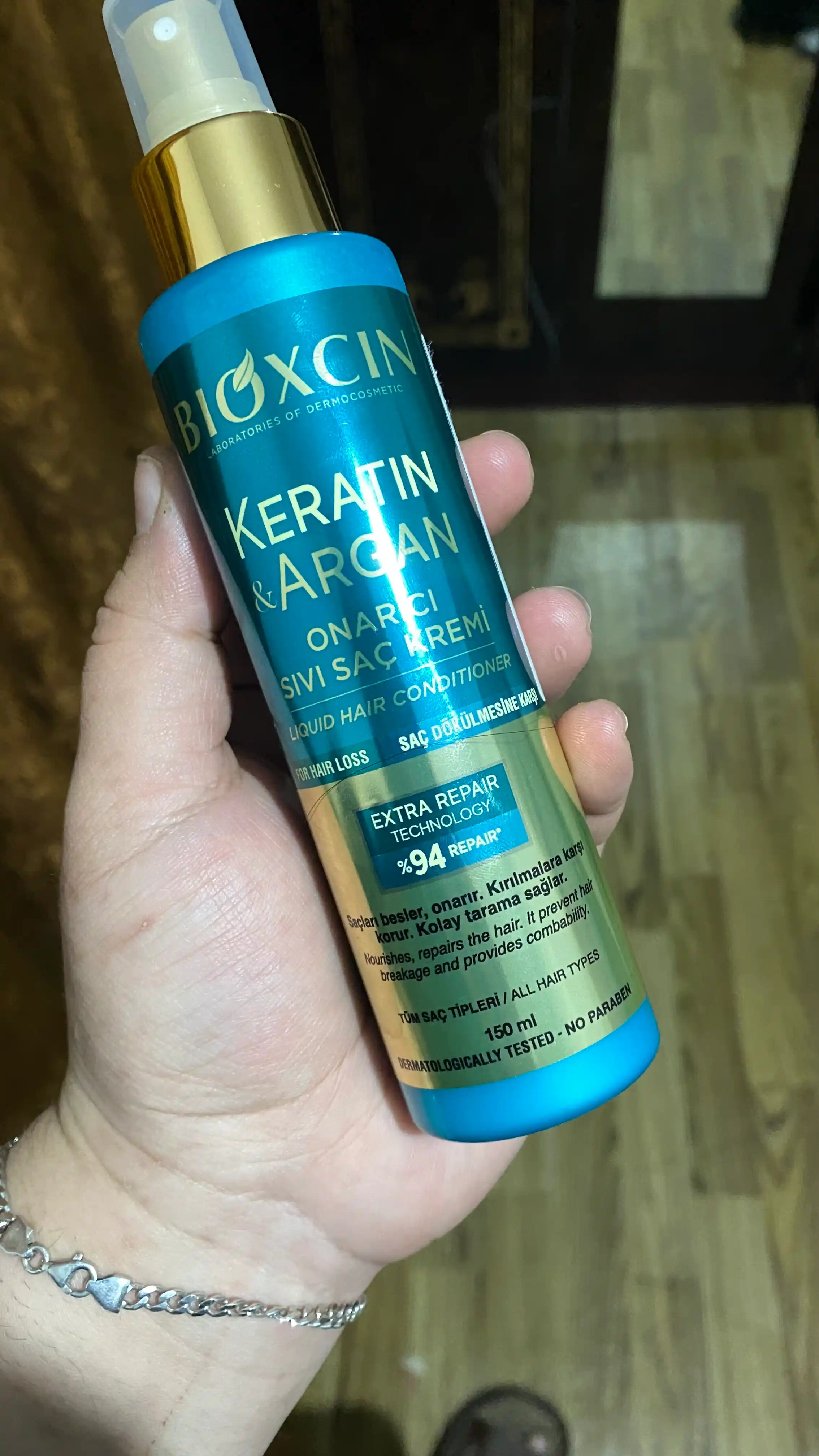 Soch spreyi BIOXCIN, keratin va argan