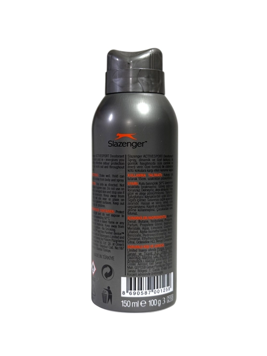 Мужской дезодорант Slazenger Active Sport парфюмерный