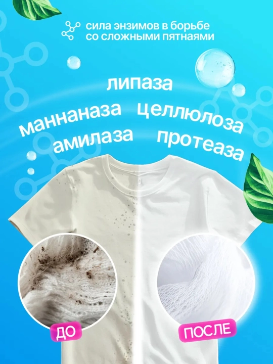 Универсальный гель для стирки Мой, Рэббит!, 5 л