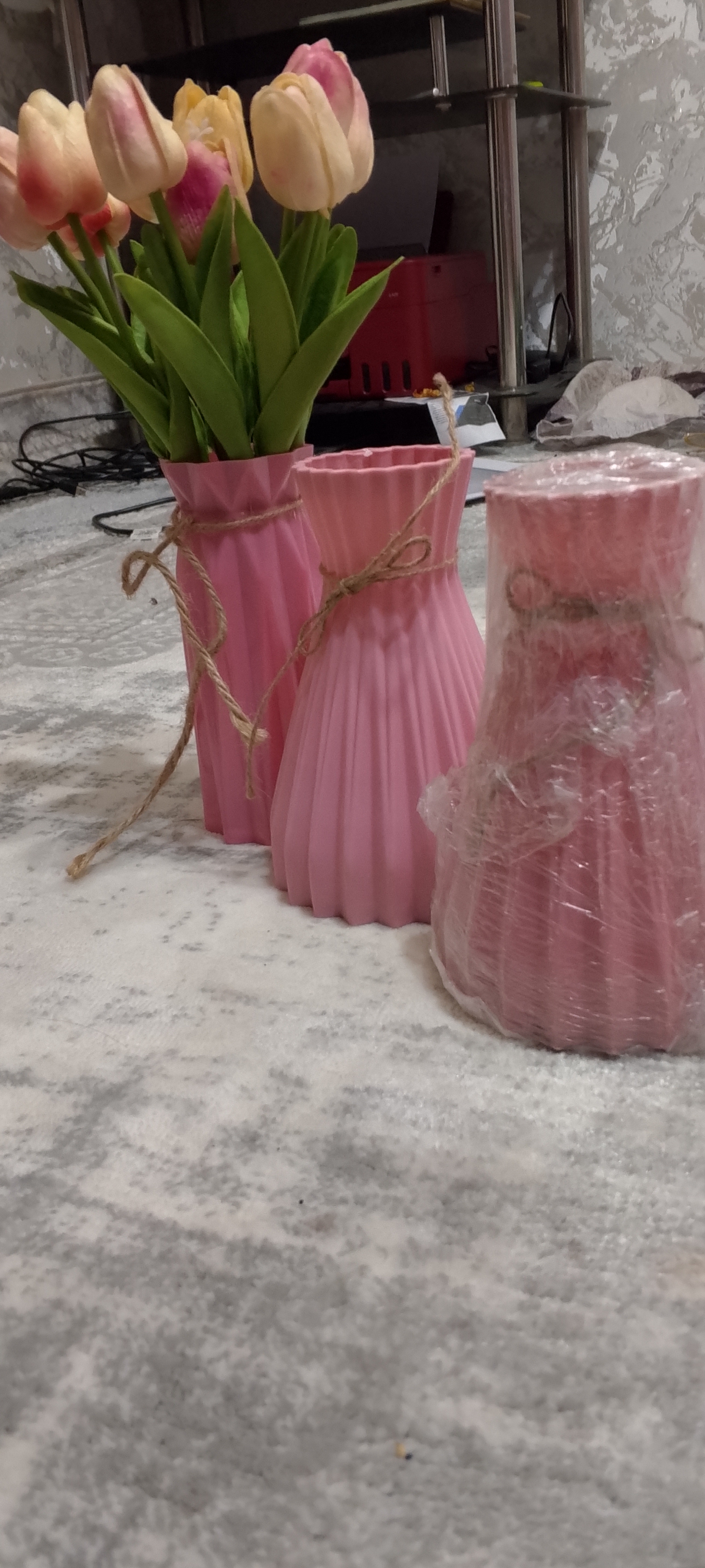 Gullar uchun guldon, plastik, sun'iy gullar va quritilgan gullar uchun