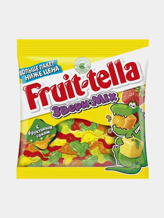 Жевательный мармелад Fruit-tella Звери MIX 150гр