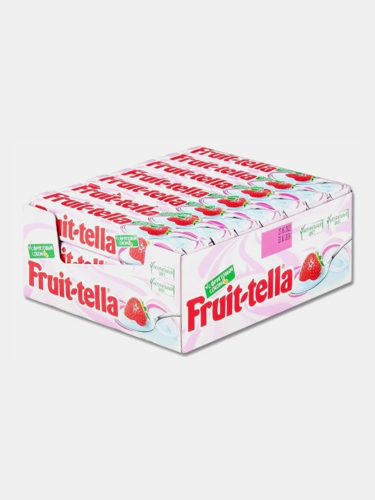 Fruit-tella chaynaladigan konfetlari Qulupnayli yogurt 41 grammdan