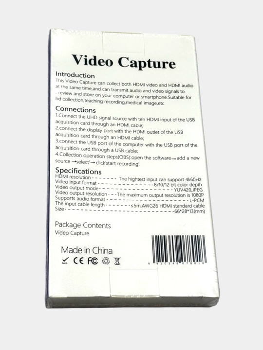 USB to HDMI Video Capture, видео захват сигнал с HDMI на USB