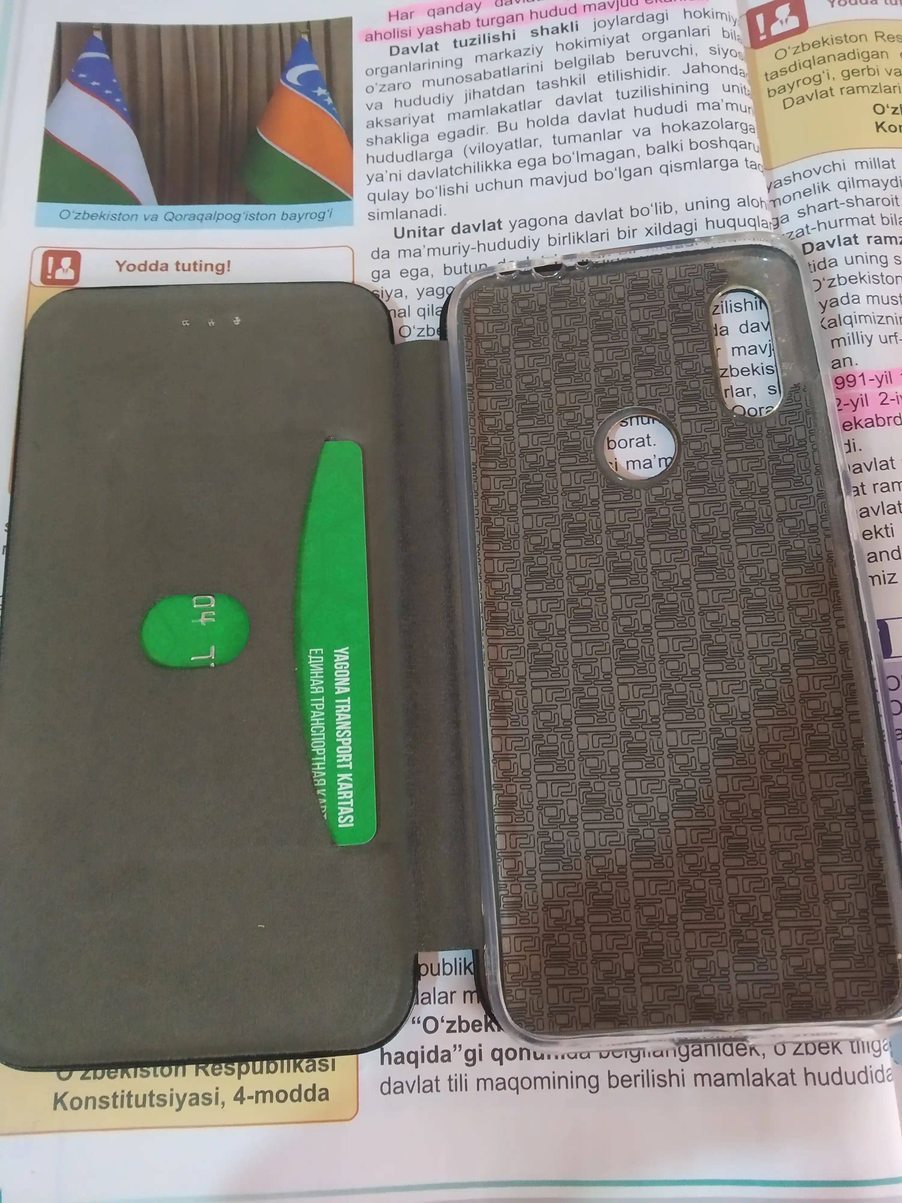 Xiaomi Redmi telefonlar uchun kitobli g'ilof Note 13 Pro, Redmi Note 13, Redmi 13