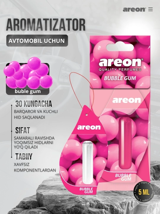 Освежитель для машины Areon Mon Liquid, ароматизатор, диффузор для авто, 5 мл