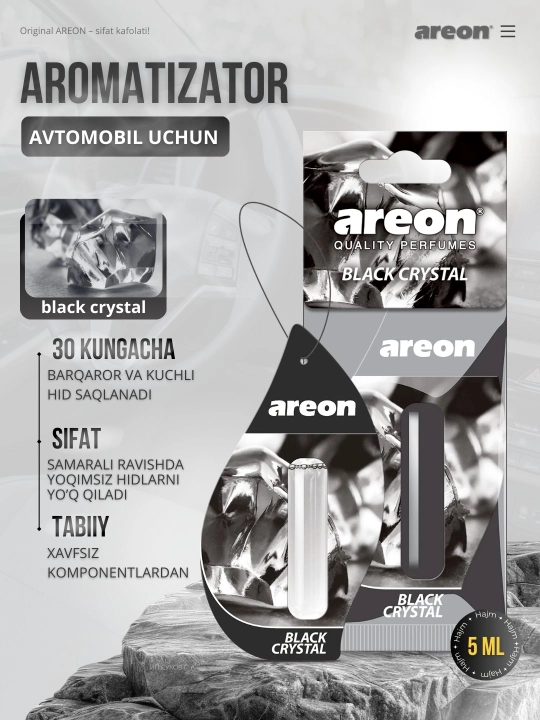 Освежитель для машины Areon Mon Liquid, ароматизатор, диффузор для авто, 5 мл