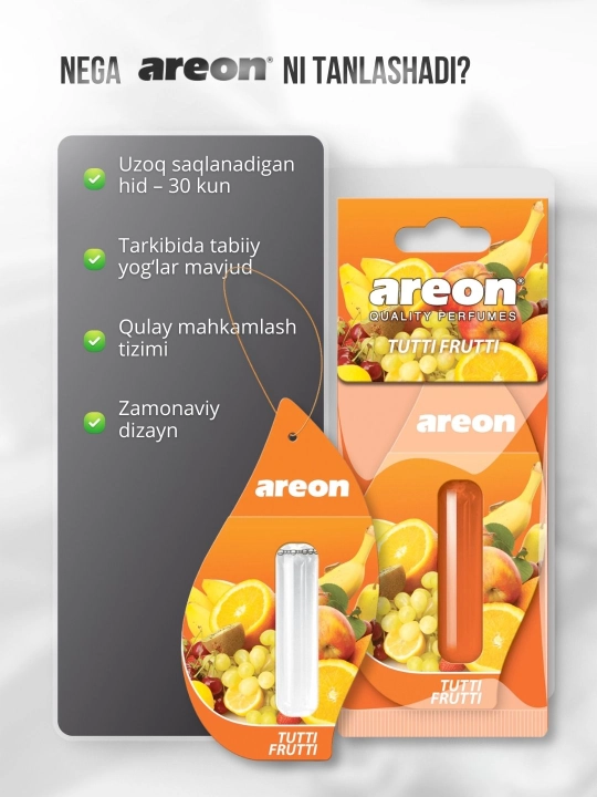 Освежитель для машины Areon Mon Liquid, ароматизатор, диффузор для авто, 5 мл