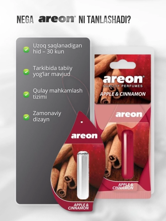 Освежитель для машины Areon Mon Liquid, ароматизатор, диффузор для авто, 5 мл