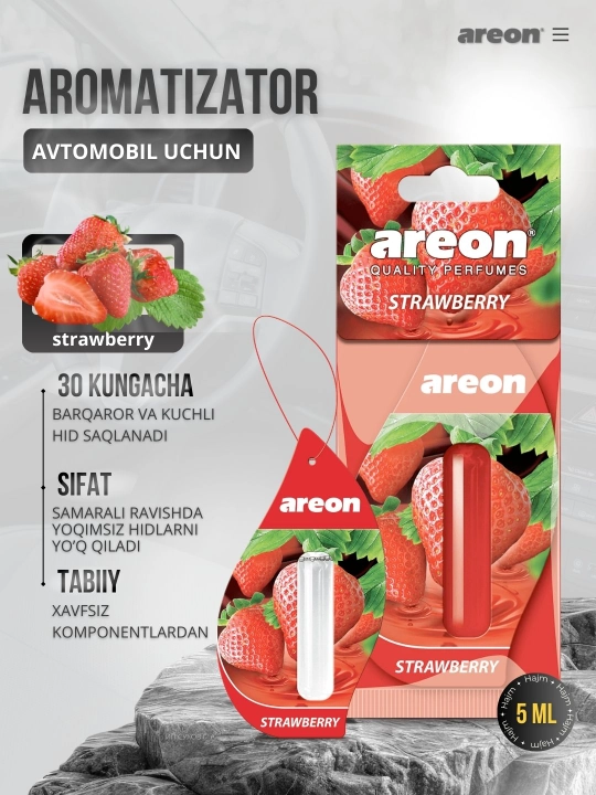 Освежитель для машины Areon Mon Liquid, ароматизатор, диффузор для авто, 5 мл