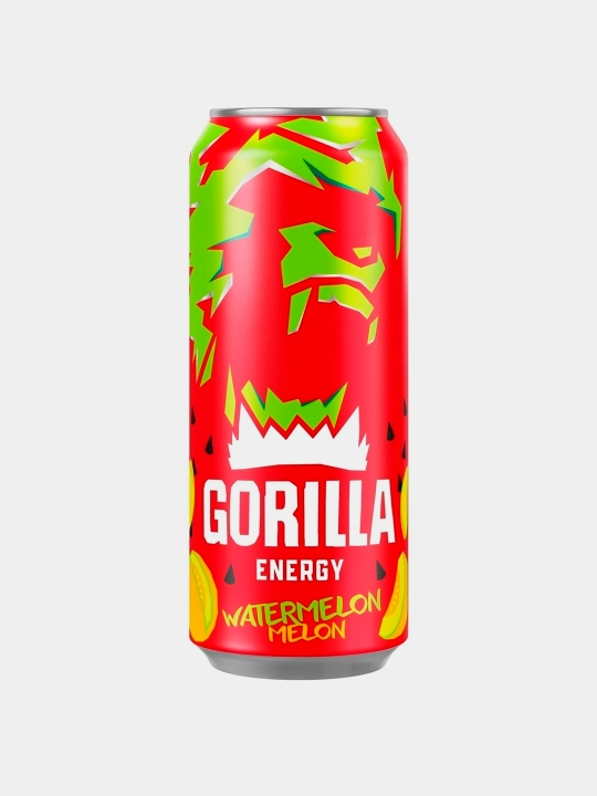 Энергетический напиток Gorilla, Watermelon Melon, 450 мл - 