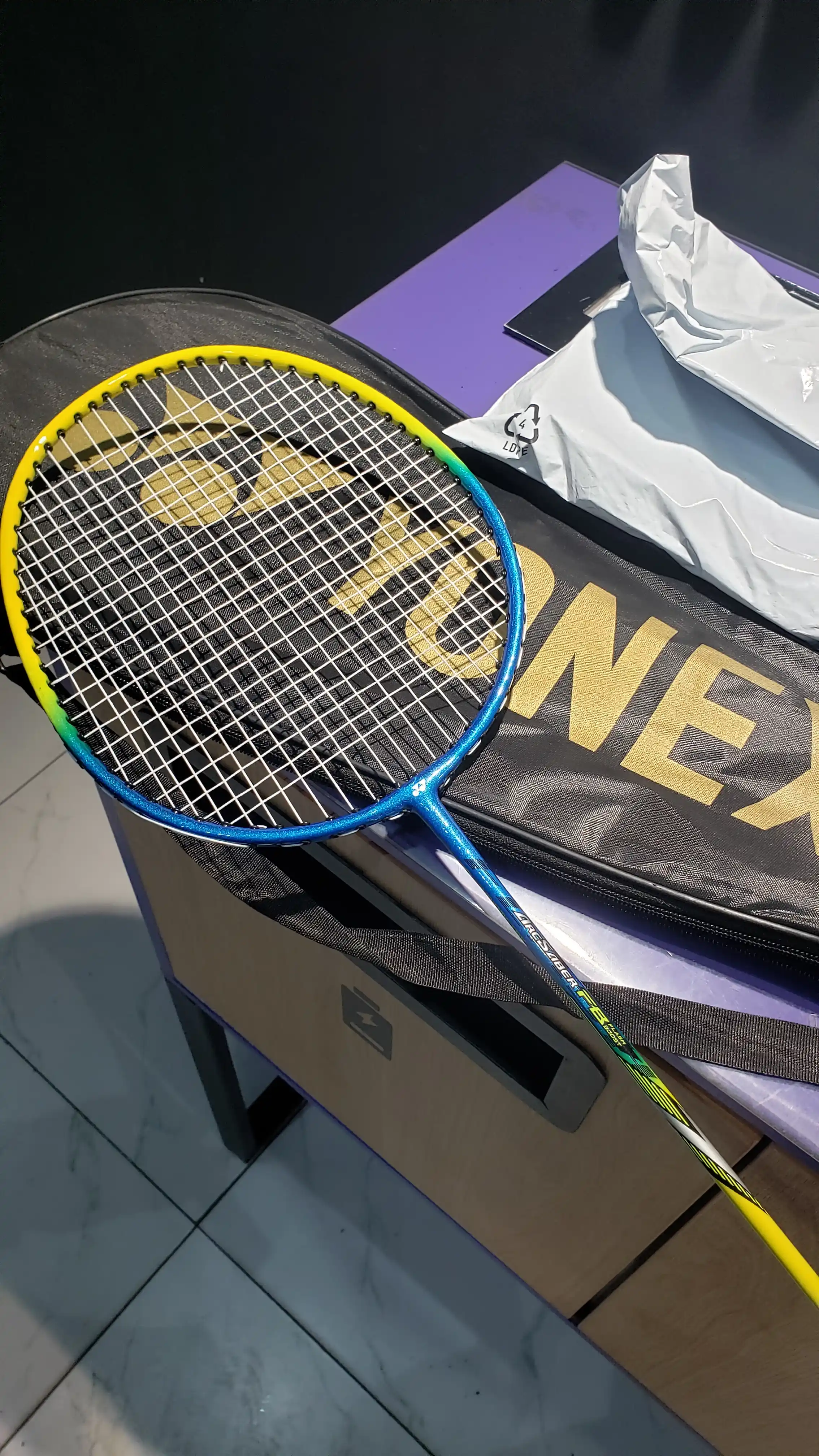 Ракетки для бадминтона Yonex, пара, с сумкой