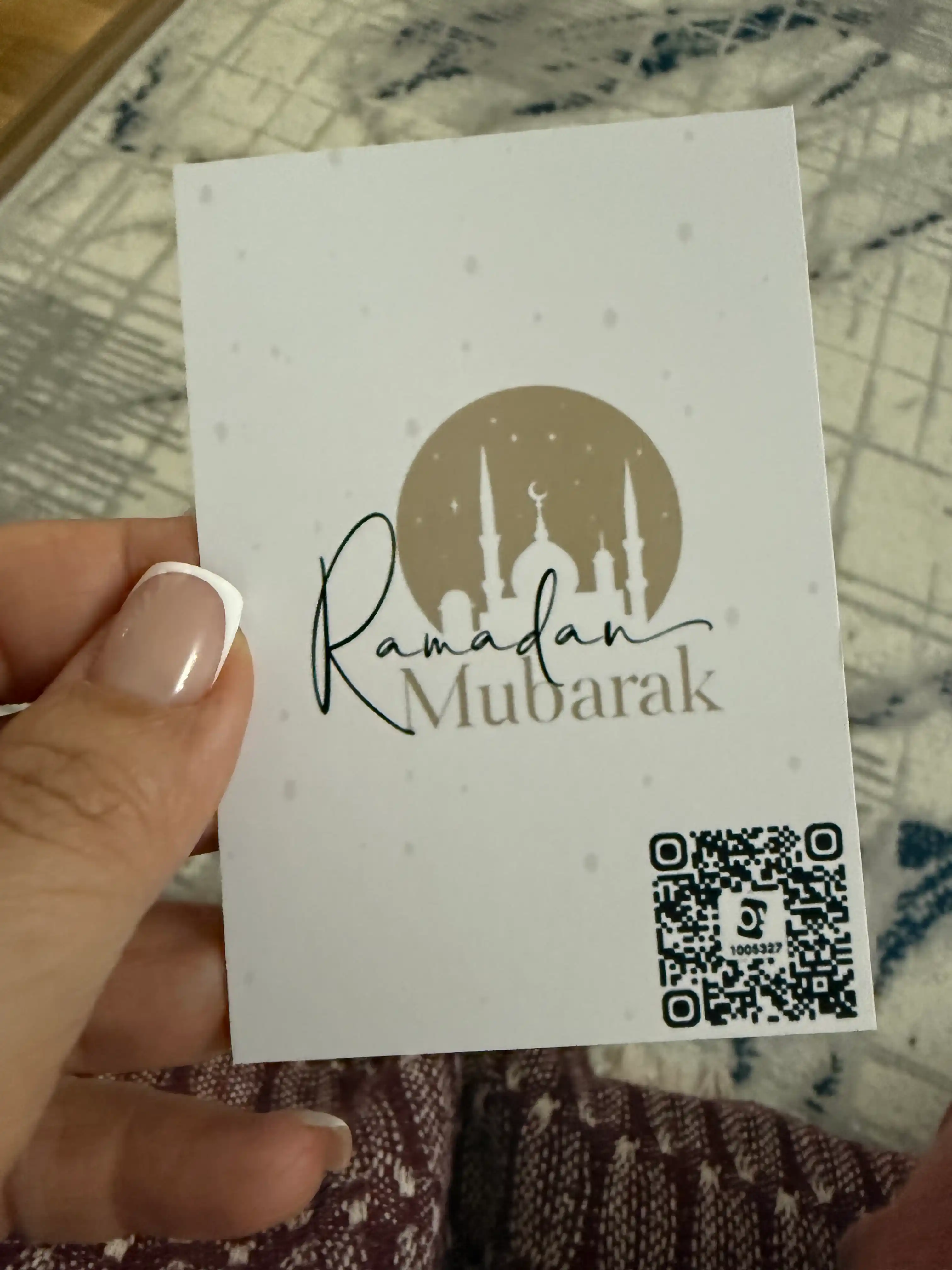 Mini Ramazon sovg'a kartalari jonlanuvchi otkritkalik, Ramazon oyi uchun sovg'alar 4 dona