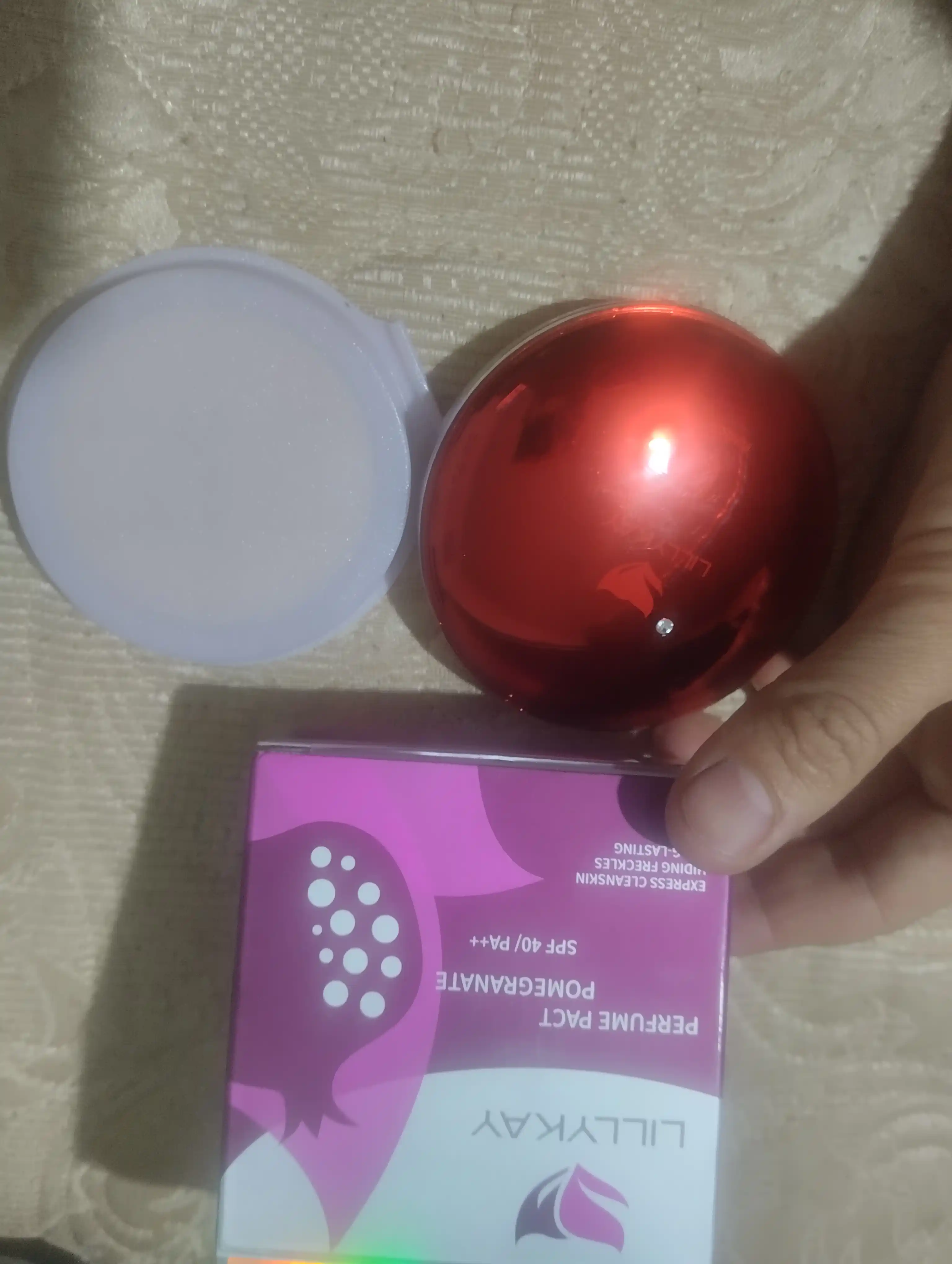 Lillykay пудра для лица компактная SPF30/40 PA++ с зеркалом и спонжем