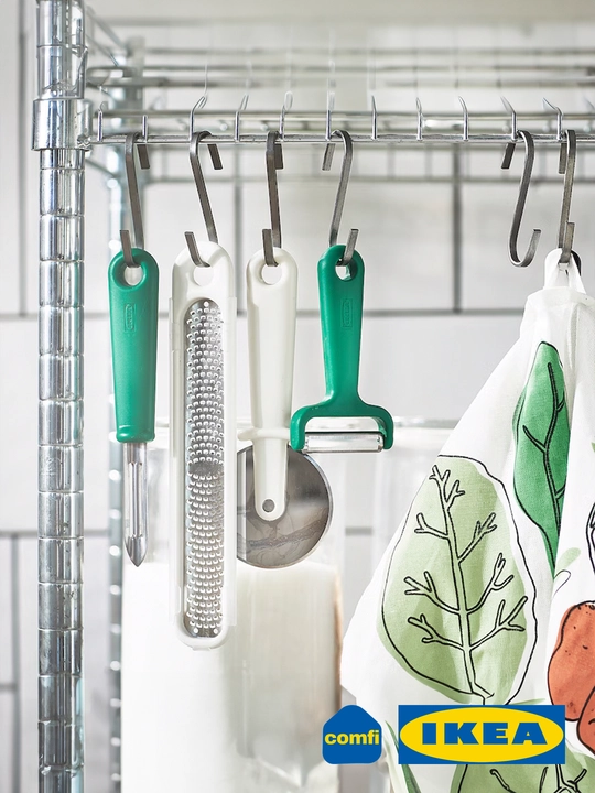 IKEA нож для очистки, овощечистка, фрукточистка, пилер из нержавеющей стали Uppfylld