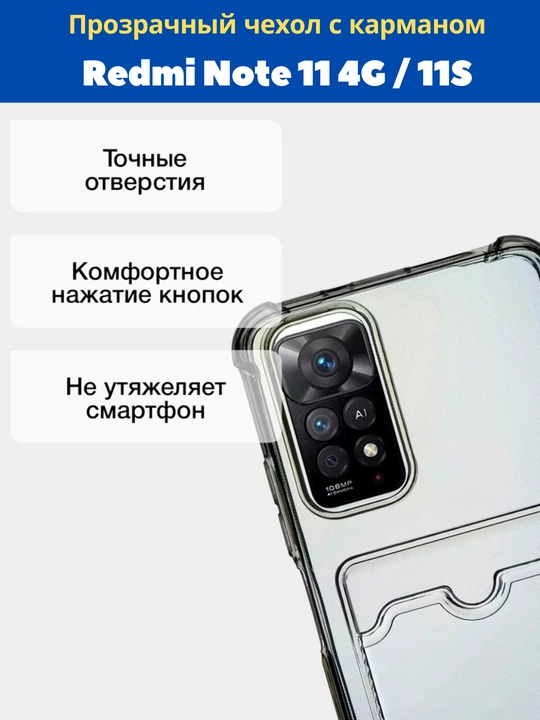 Redmi Note 11  (4G) , Note 11s smartfoni uchun g‘iloflar