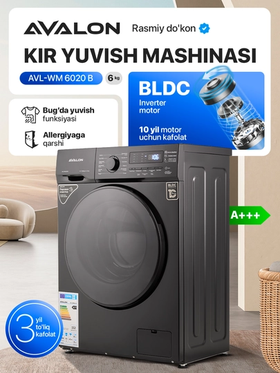 Kir yuvish mashinasi Avalon AVL-WM 6020 - (6 kg) - 