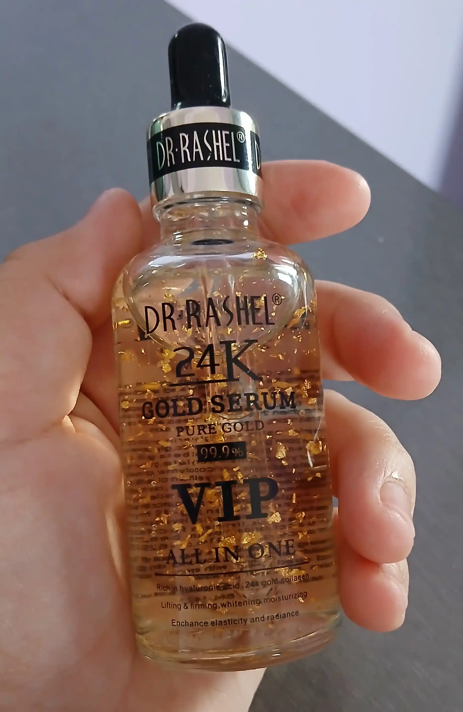 Ajinlarga qarshi yuz uchun zardob Dr. Rashel 24K Gold Anti-Wrinkle Serum, 50 ml
