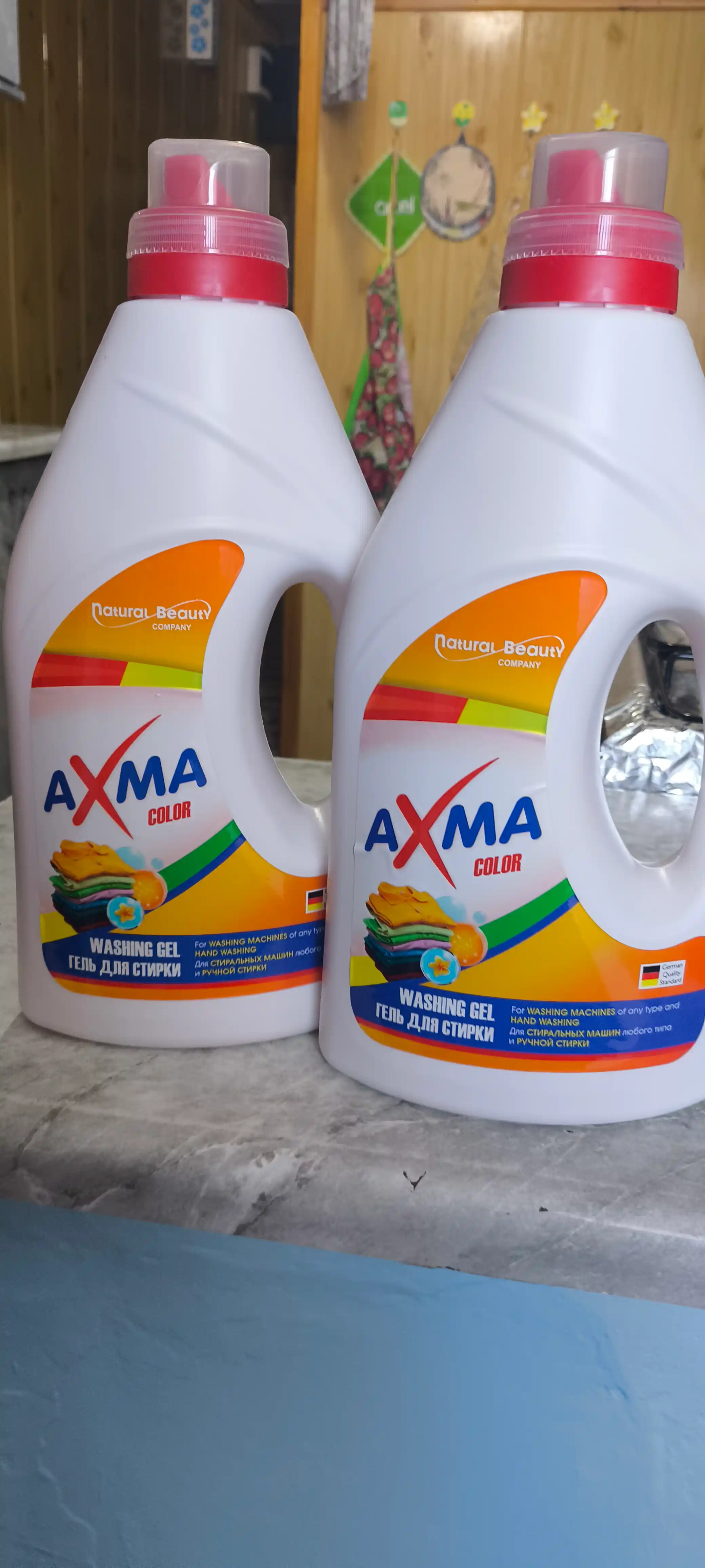 Kir yuvish geli AXMA, rangli kirlar uchun, 2 litr