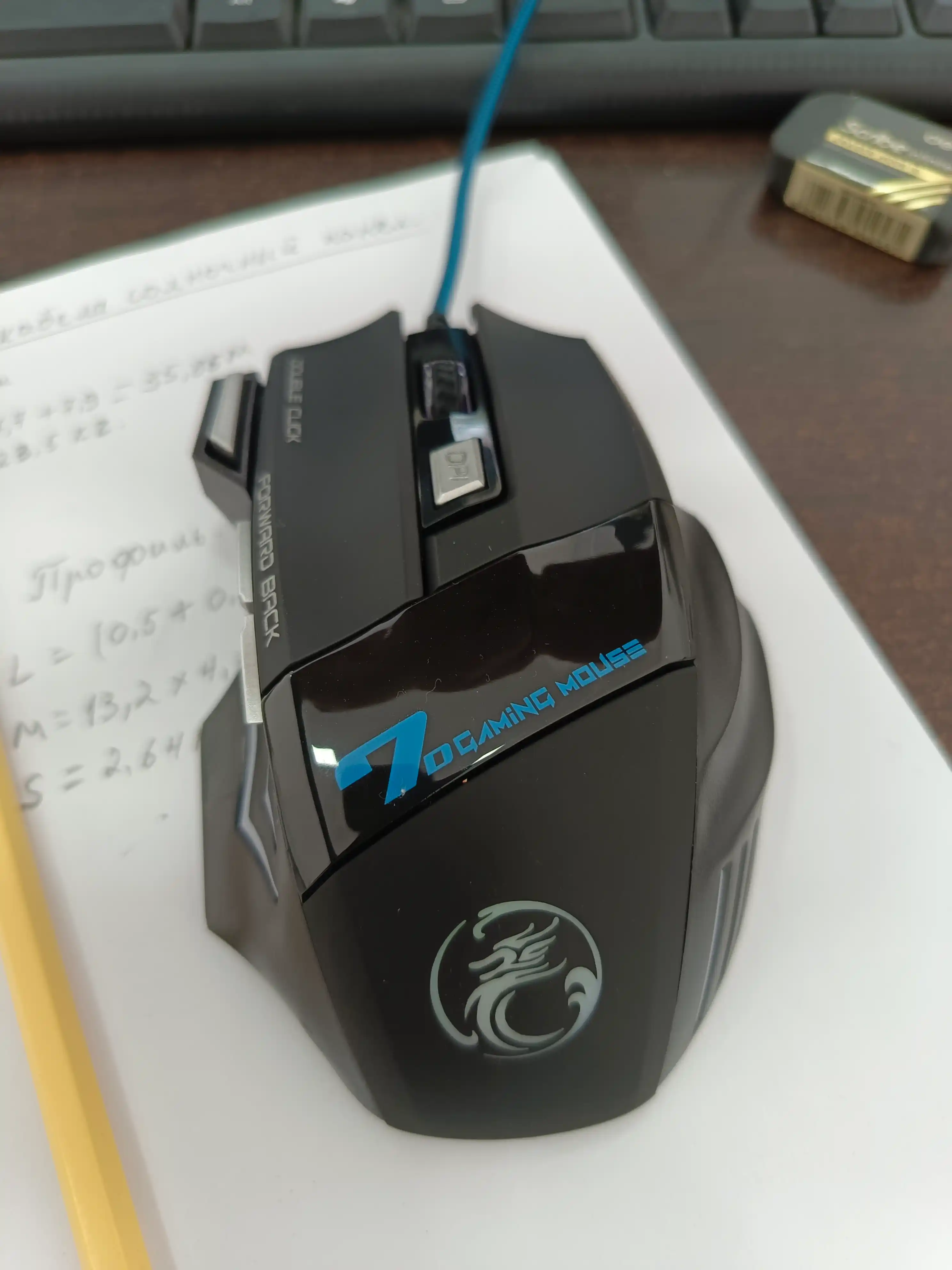 Геймерская мышь iMICE X7, проводная, лазерная, игровая мышь