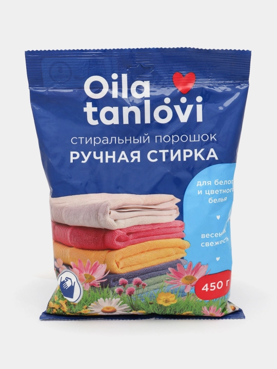 Kir yuvish kukuni Oila tanlovi "Bahor musaffoligi", qo'lda yuvish uchun, 450 g