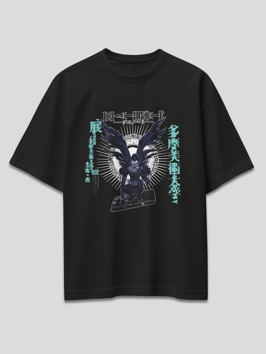 Футболка Anime - Рюк, Тетрадь смерти, Ryuk, Death note, God of death Manga - оверсайз - 
