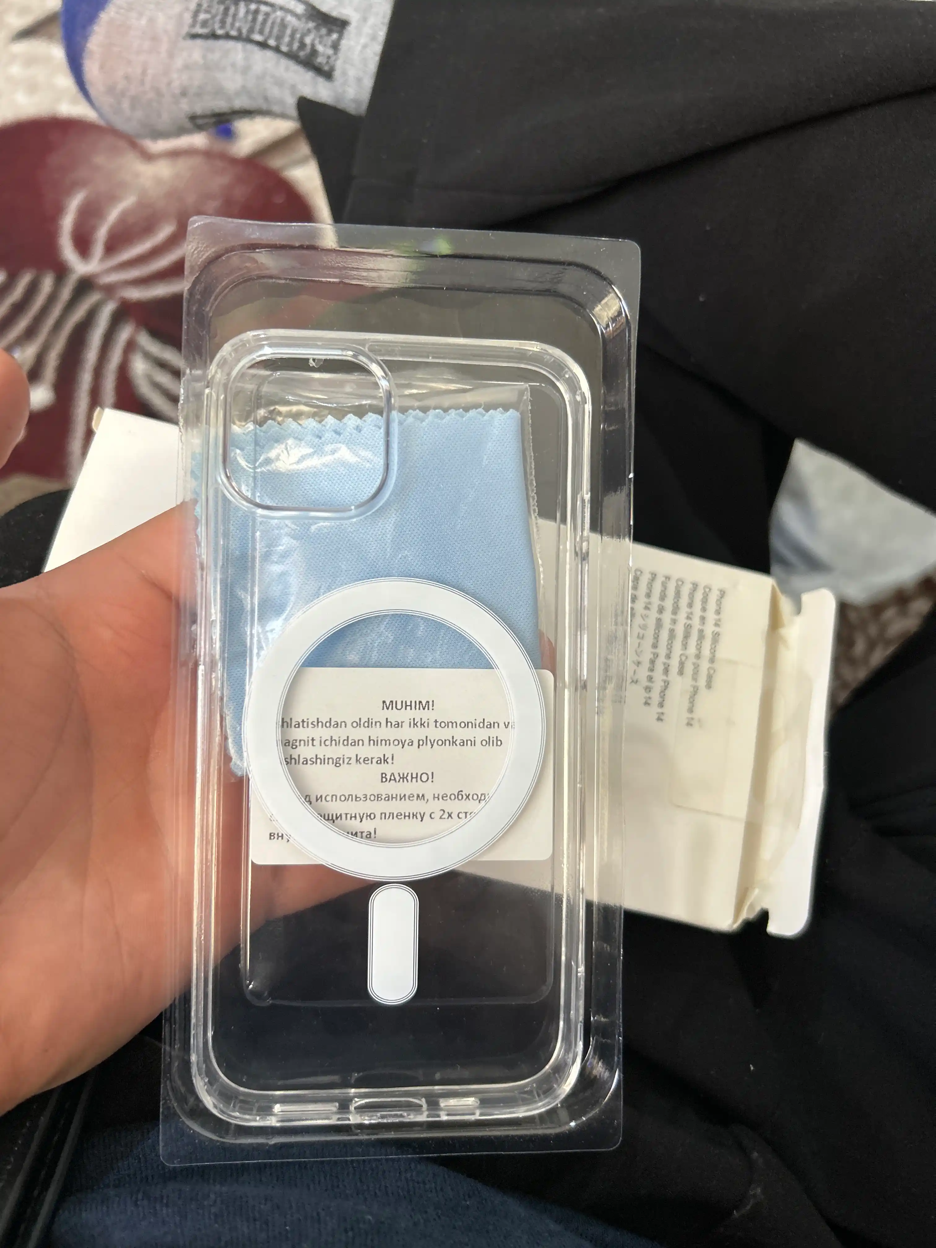 Чехол Magsafe, для iPhone 11, 12, 13, 14, 15, X, XS, XR, Pro, Max, Plus прозрачный силикон