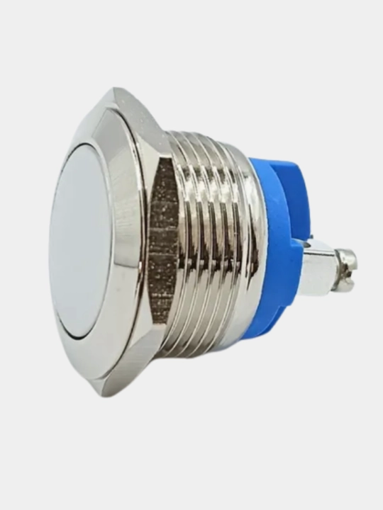 PBS-28B-2 metall antivanadal tugmasi, D19 mm, OFF-ON fiksatsiasiz