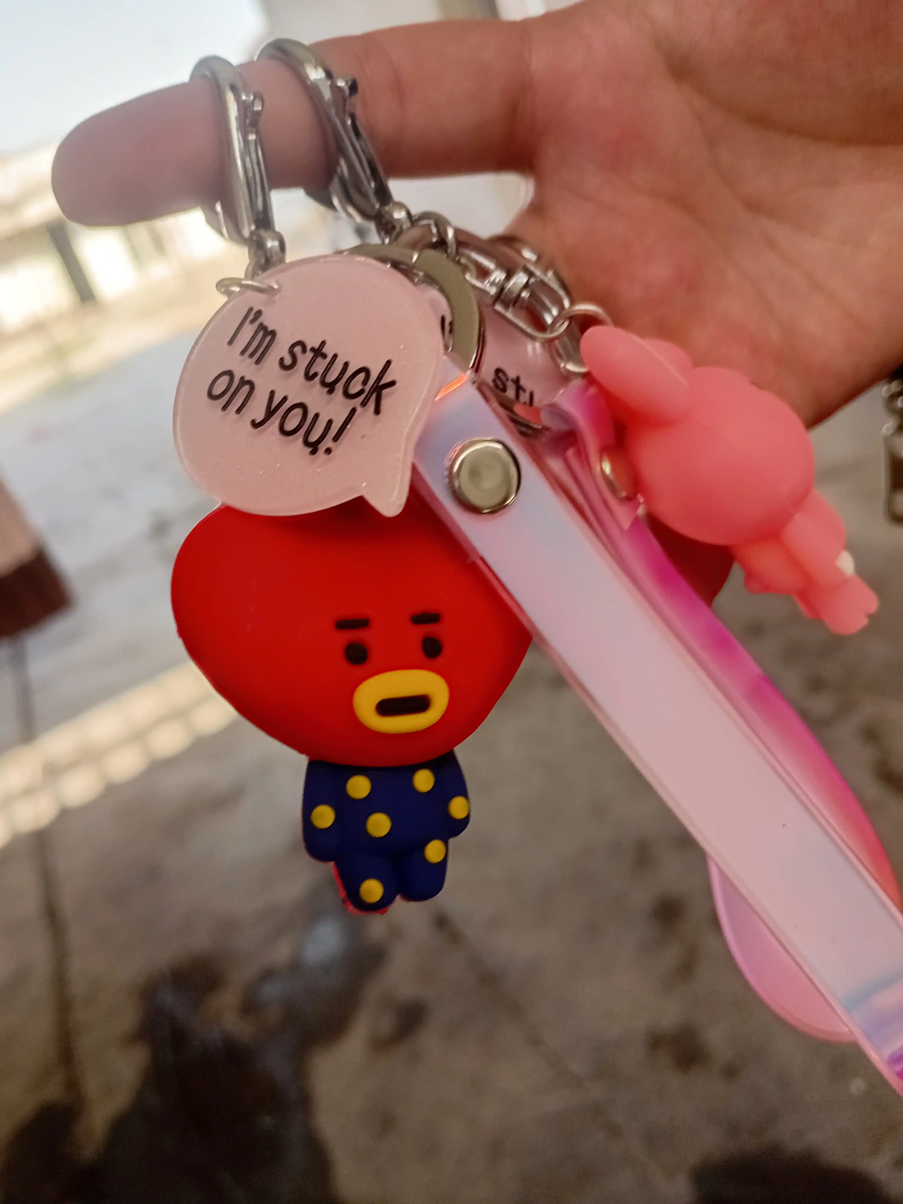 Брелки BTS из серии BT21, RJ, CHIMMY, SHOOKY, MANG, COOKY, KOYA, TATA