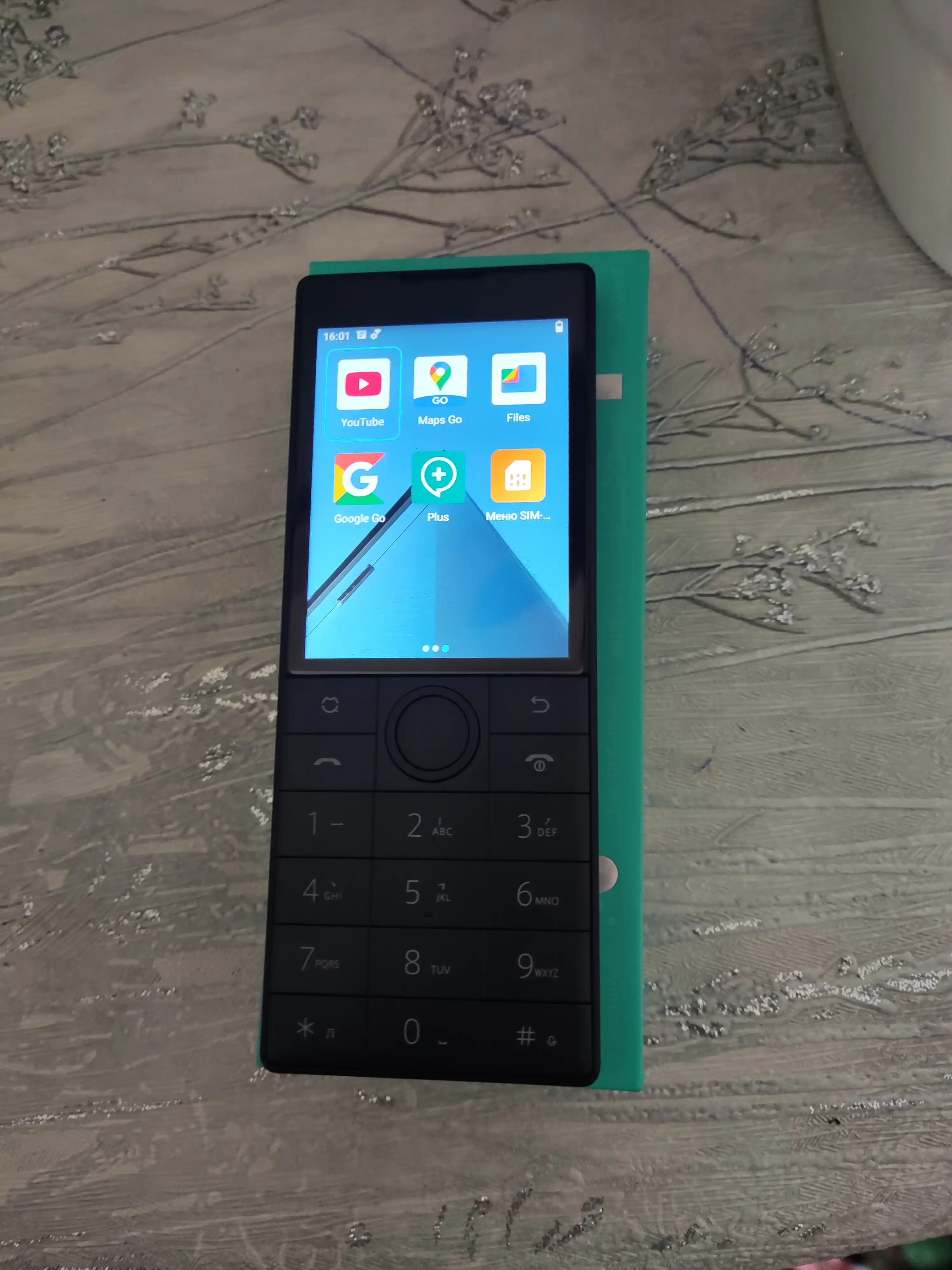 Телефон без камеры, с сенсорным экраном Qin F22, Android 11, Wi-Fi, 4G, 1 SIM, 3/32 ГБ
