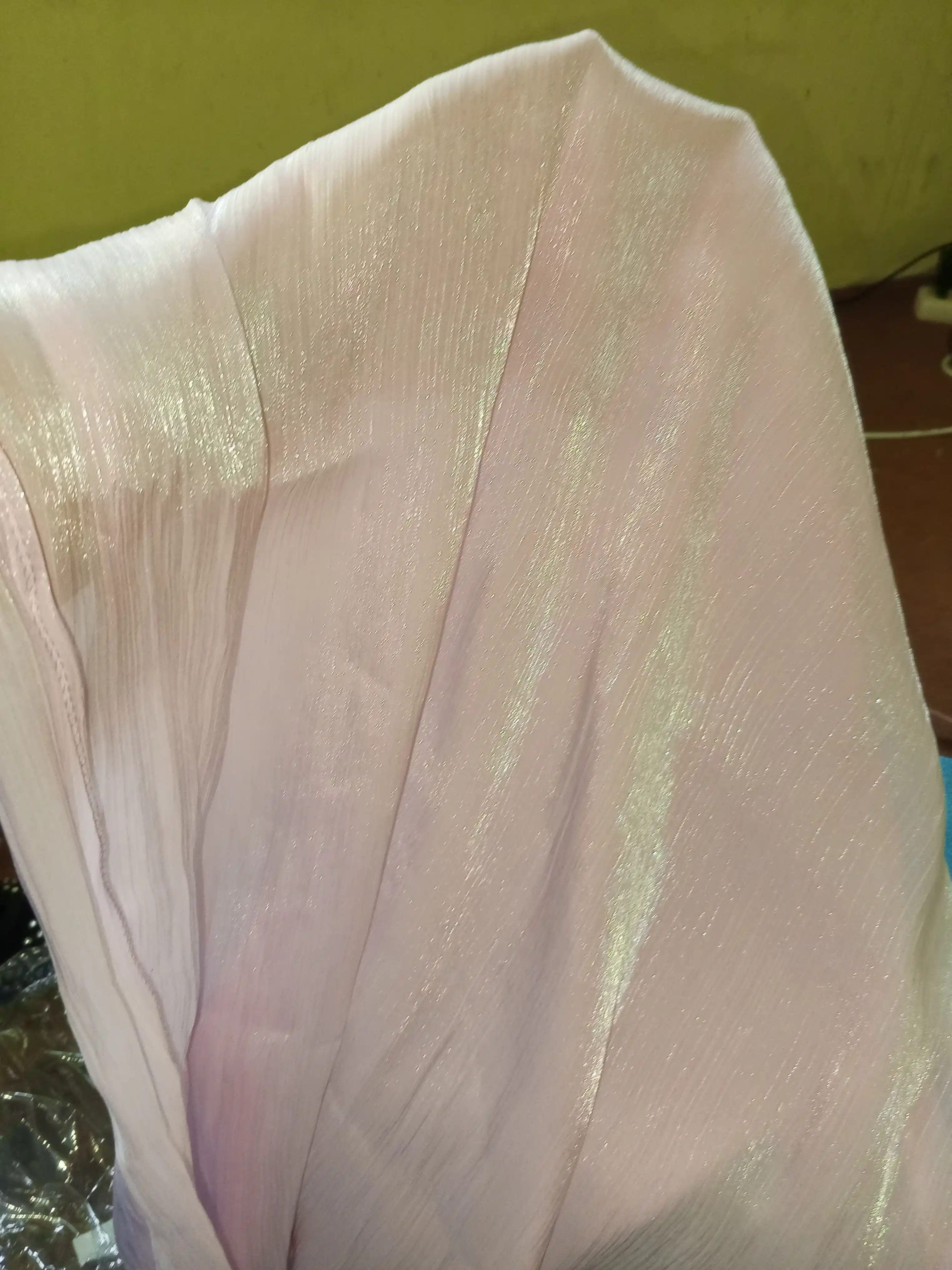 Organza sharf, ayollar ro'moli, hijob, haj va umra uchun mos, o'lchami 175 x 75 sm