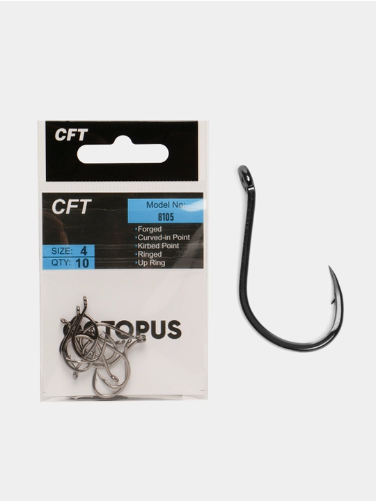 Крючки рыболовные 8105 OCTOPUS для карпа, сазана и сома