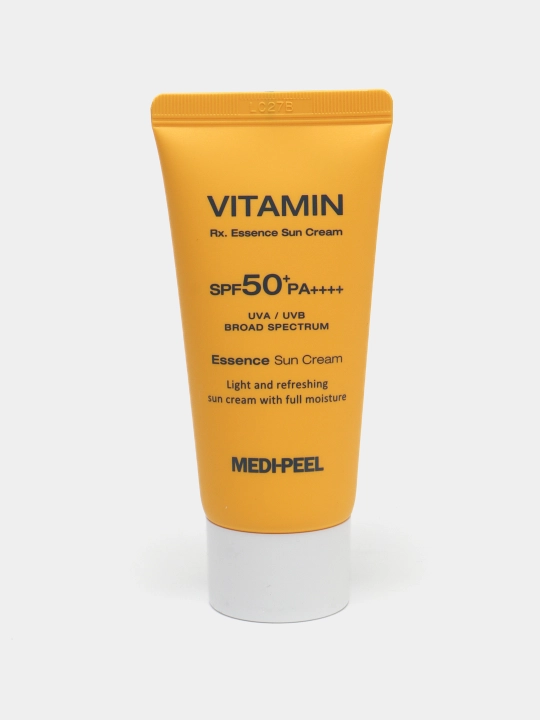 Солнцезащитный крем для лица, MEDIPEEL+, Active silky, Vitamin, Cica-nol B5, Collagen, Glutathione, Hyal aqua, 50 мл
