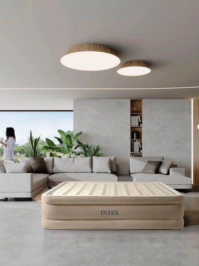 Intex 64428 o'rnatilgan nasosli ikki kishilik havo to'shagi