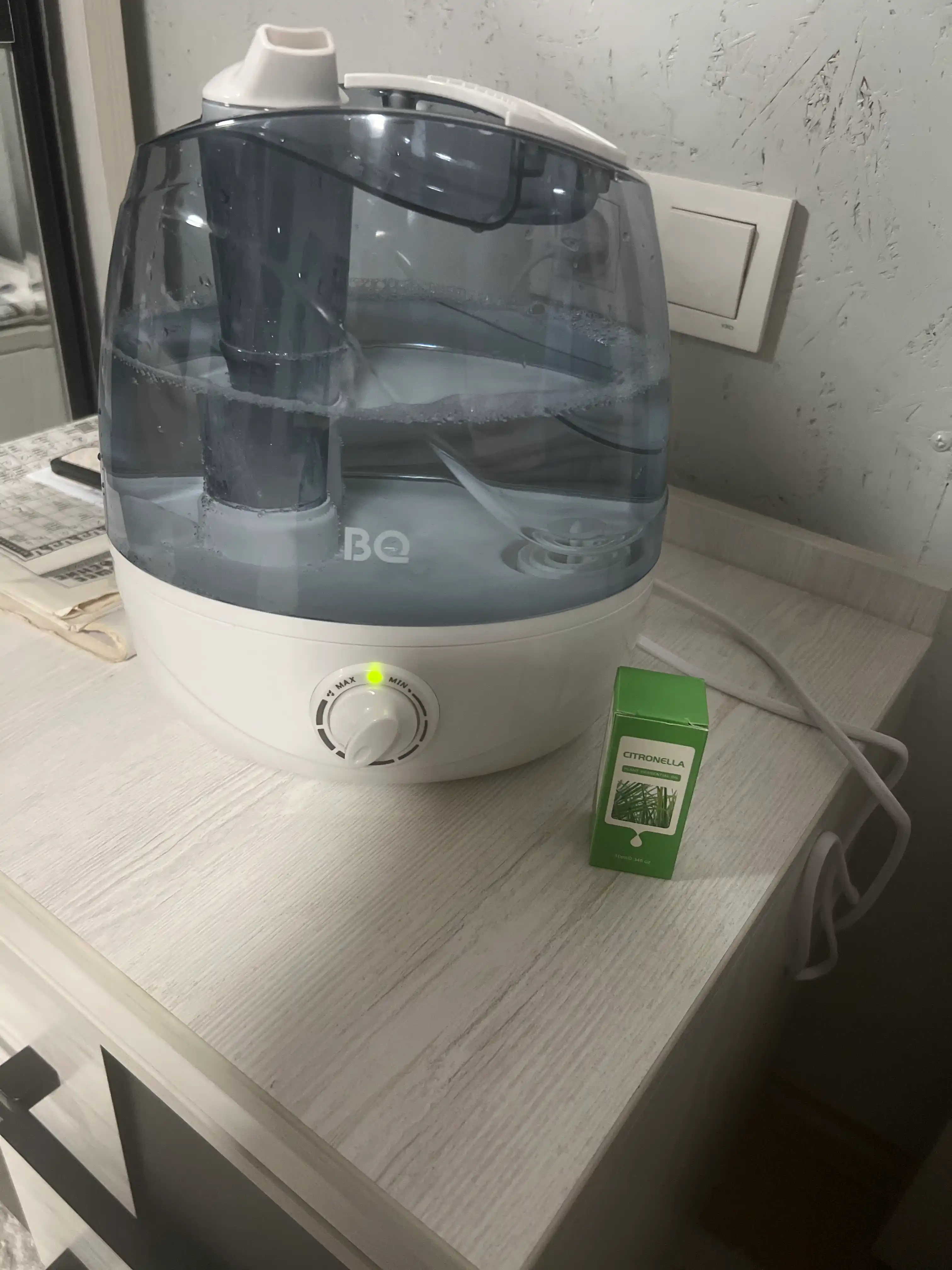 Uy va ofis havo namlagichi, BQ HDR1004 ultratovushli, 8 soatlik ish, 25 m 2, 2.3 l