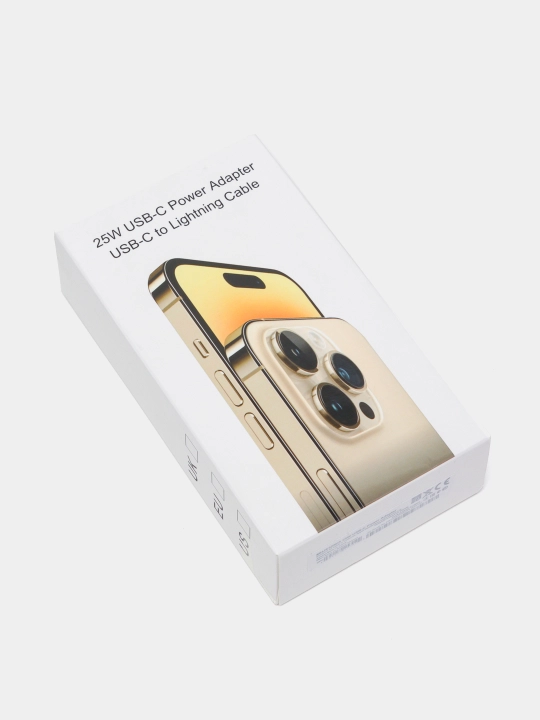 iPhone uchun PD Lightning 25 Vt kabeli, X, 11, 12, 13, 14