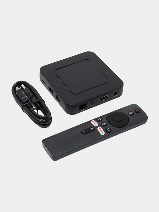 Смарт ТВ приставка Z6 2/8 ГБ, 4K HDR, Wi-Fi, Android TV, голосовое управление, Smart Tv Box