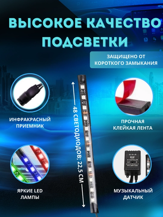 Avtomobilni yoritish uchun LED tasmasi
