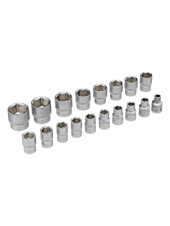 Asboblar to'plami STELS, 1/2", CrV, plastik qutida, 60 dona, 14103