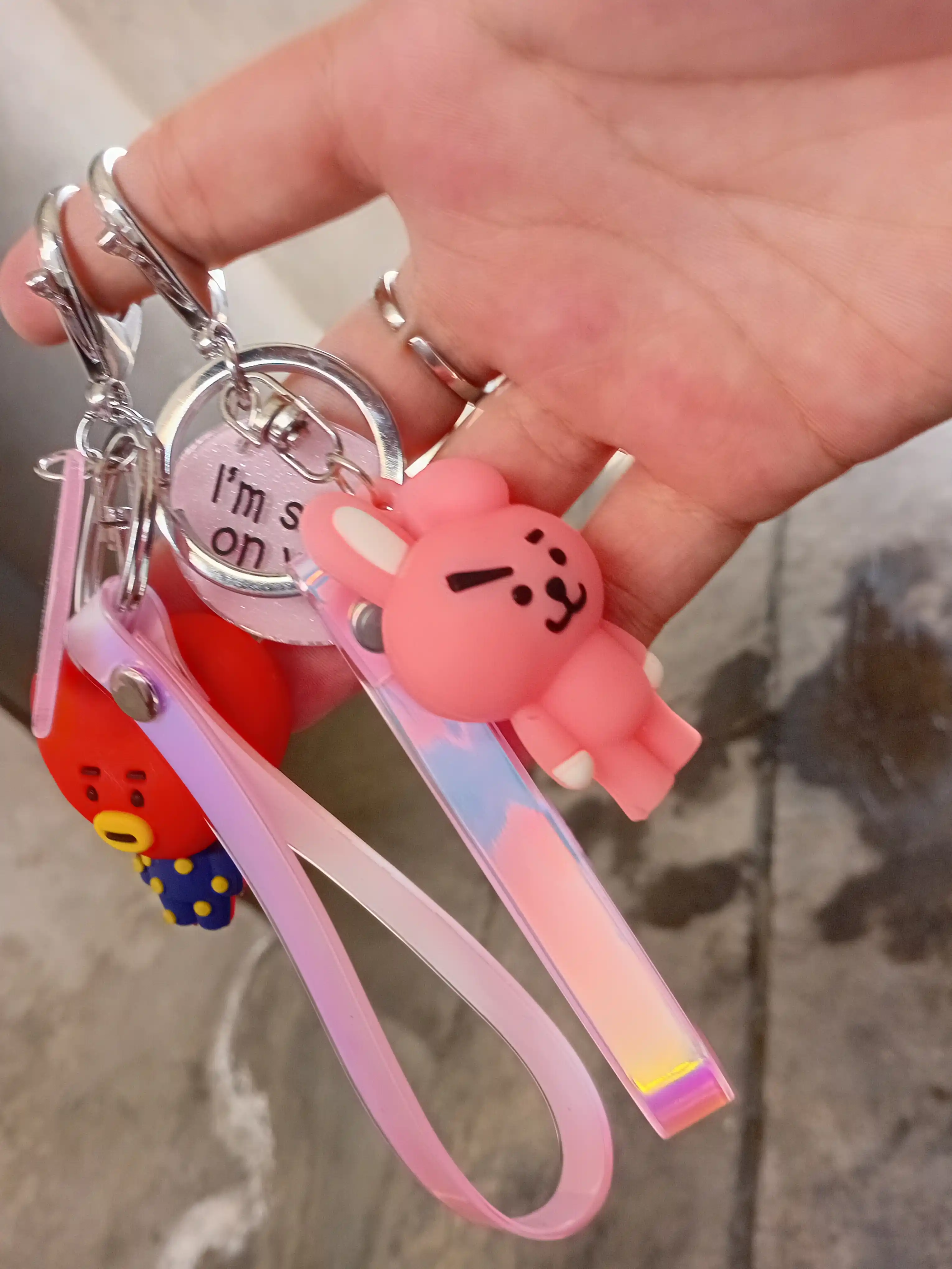 Брелки BTS из серии BT21, RJ, CHIMMY, SHOOKY, MANG, COOKY, KOYA, TATA