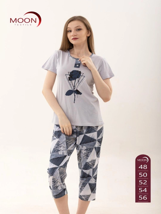 Ayollar pijamasi, 100% paxta