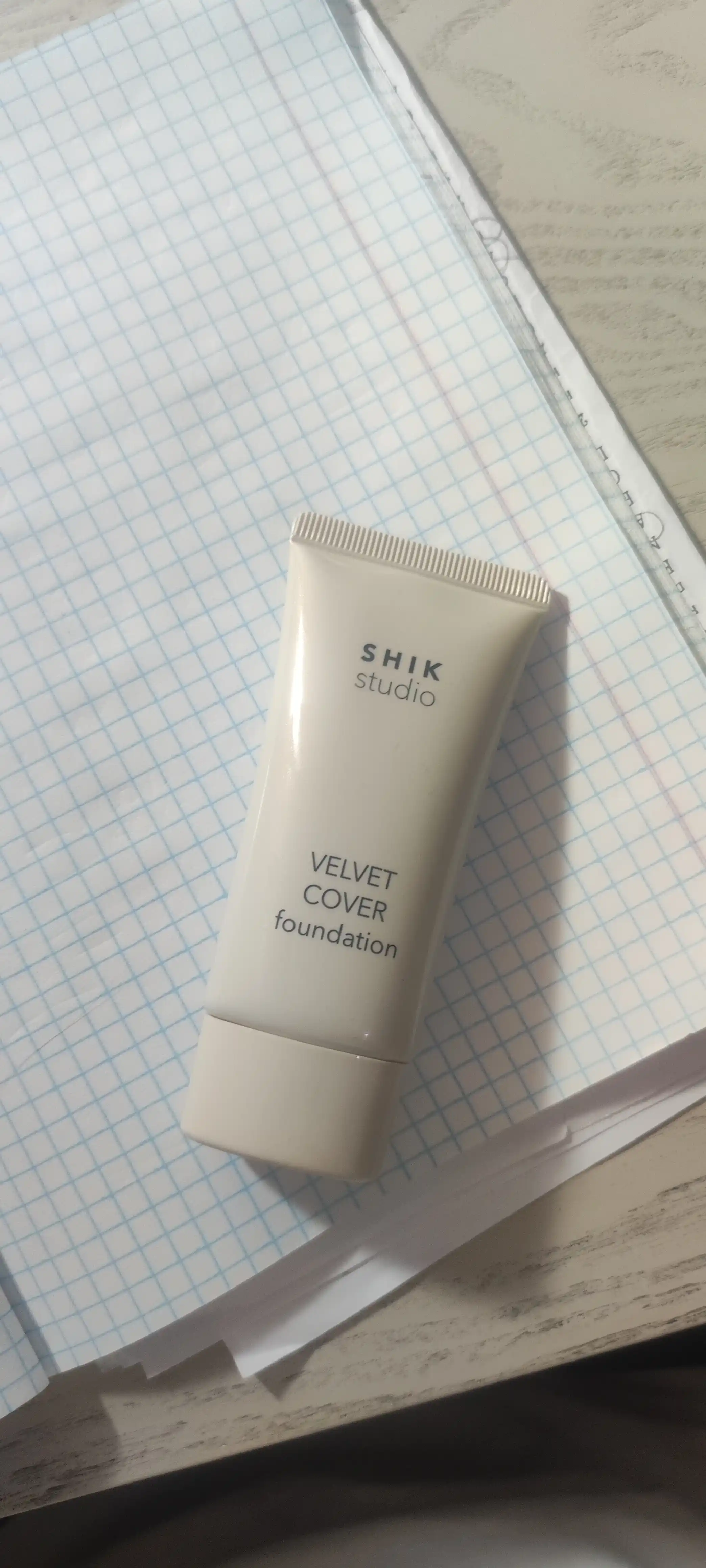Tonal krem Shik Velvet cover foundatin, yuz uchun, namlovhci, velvet, 30 ml