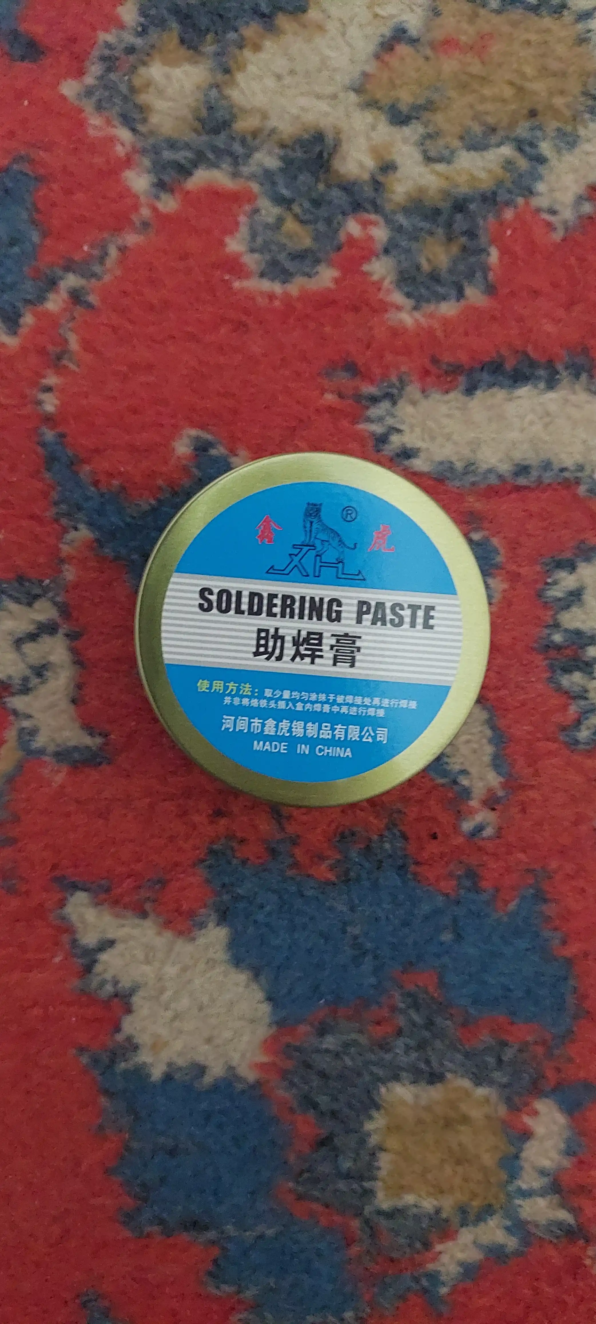 Паяльная паста Solder Paste, 100 гр, для SMD компонентов, чистая пайка канифоль