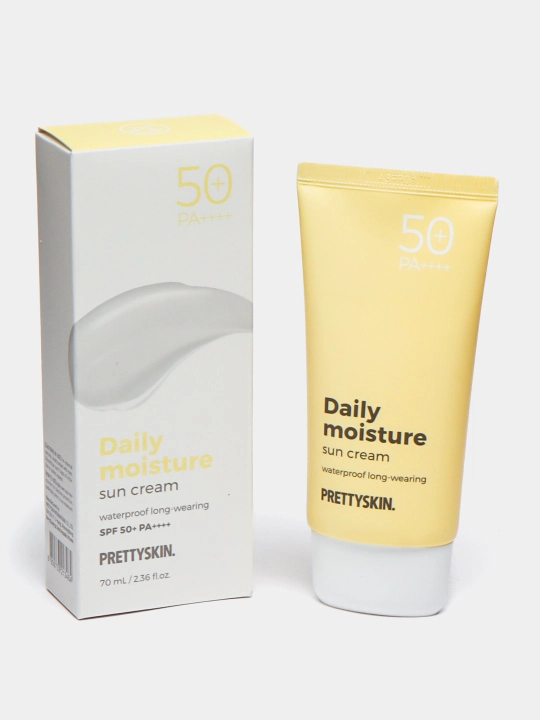 Увлажняющие солнцезащитные крема Prettyskin, SPF 50+, PA++++, 70 мл - 