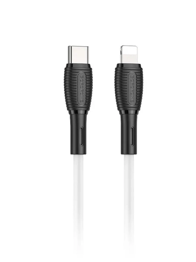 BOROFONE BX86 PD 20W силиконовый кабель, быстрая зарядка и передача данных, 1 м