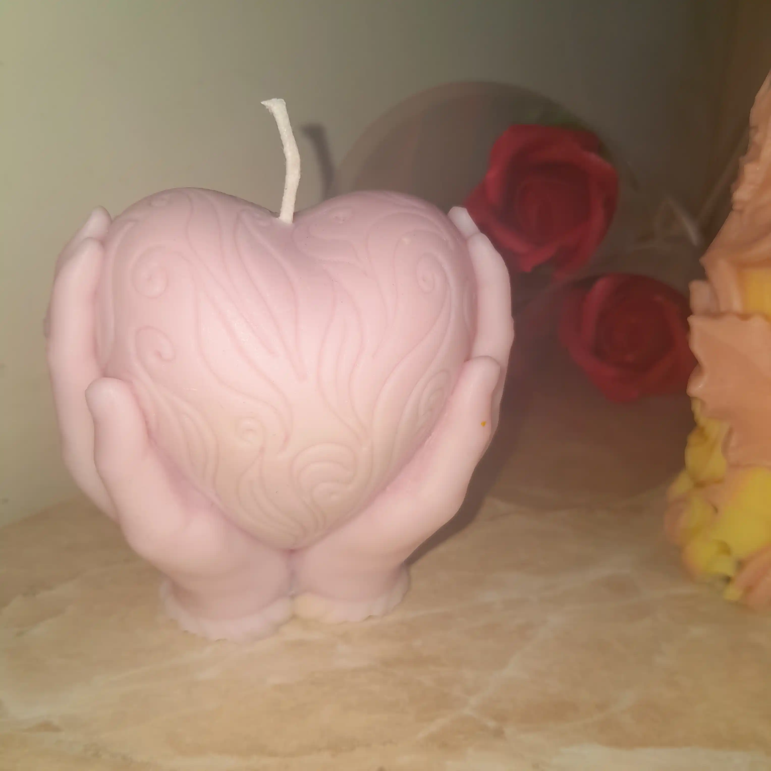 Shaklli shamlar yasash uchun tabiiy soya mumi, 1 kg