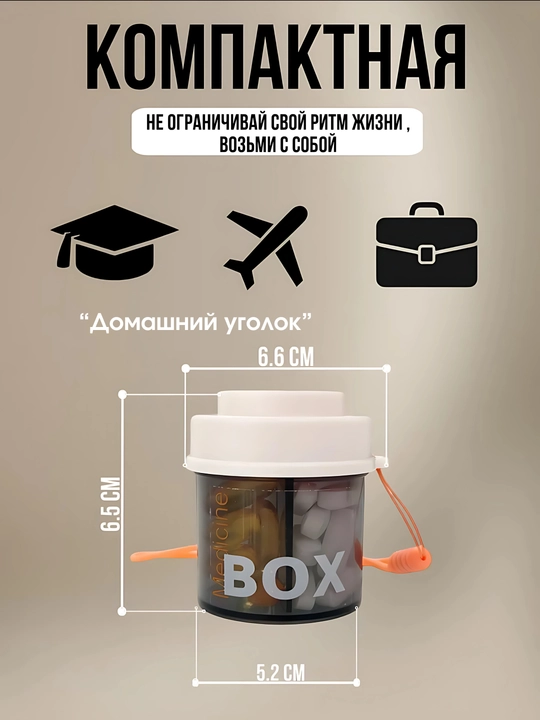 Таблетница на день, органайзер