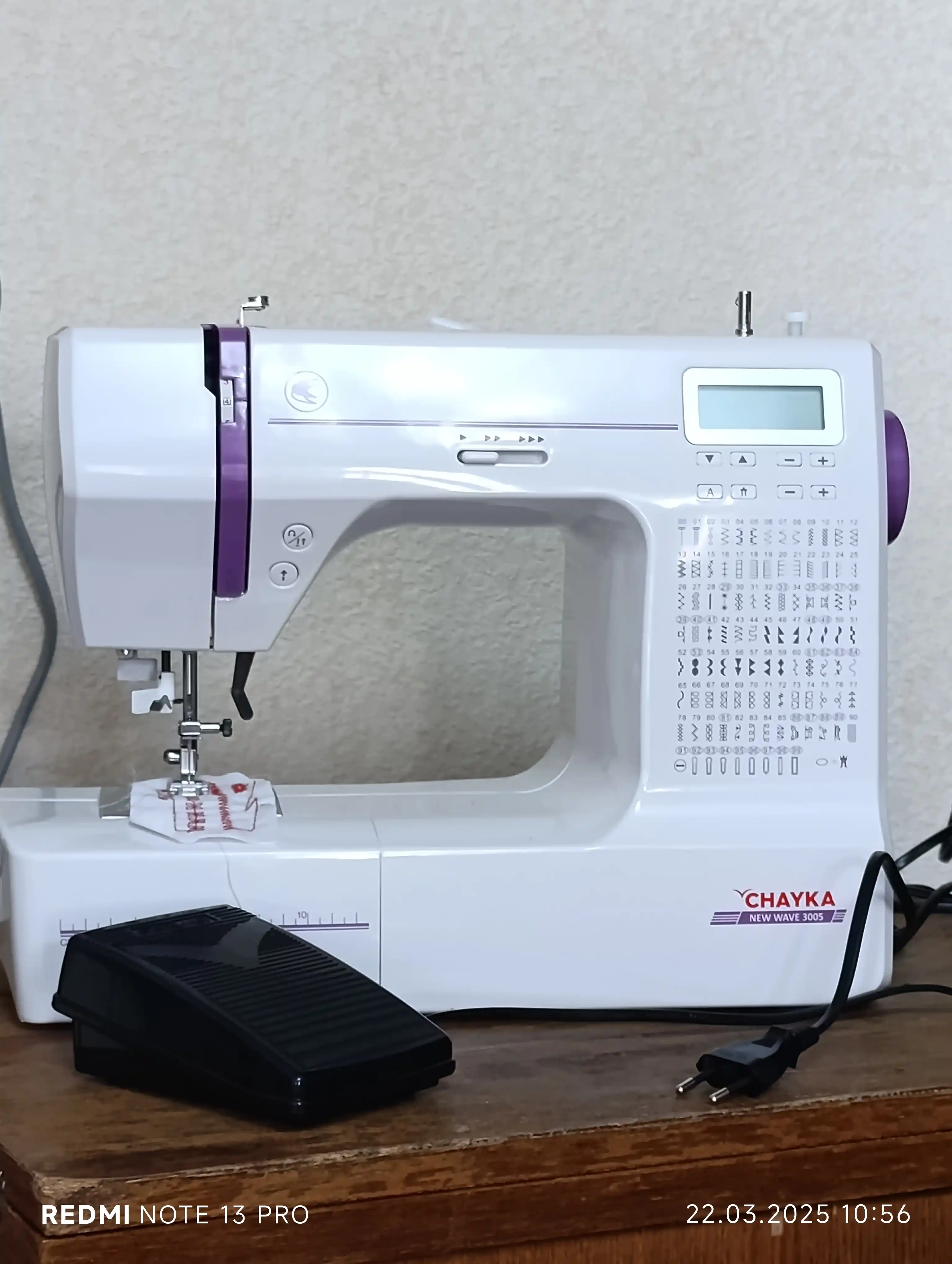 Kompyuterli tikuv mashinasi CHAYKA NEW WAVE 3005