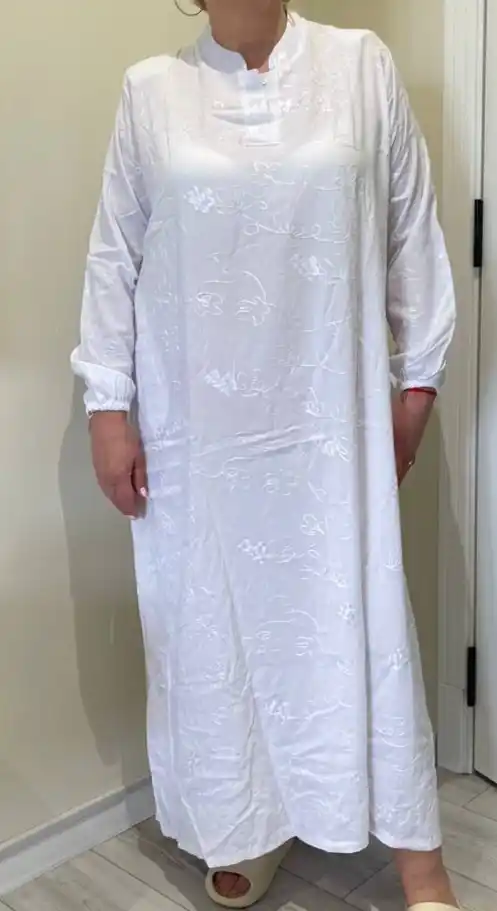Ayollar uchun kundalik ko'ylak, paxta, abaya, katta o'lchamlari ham bor