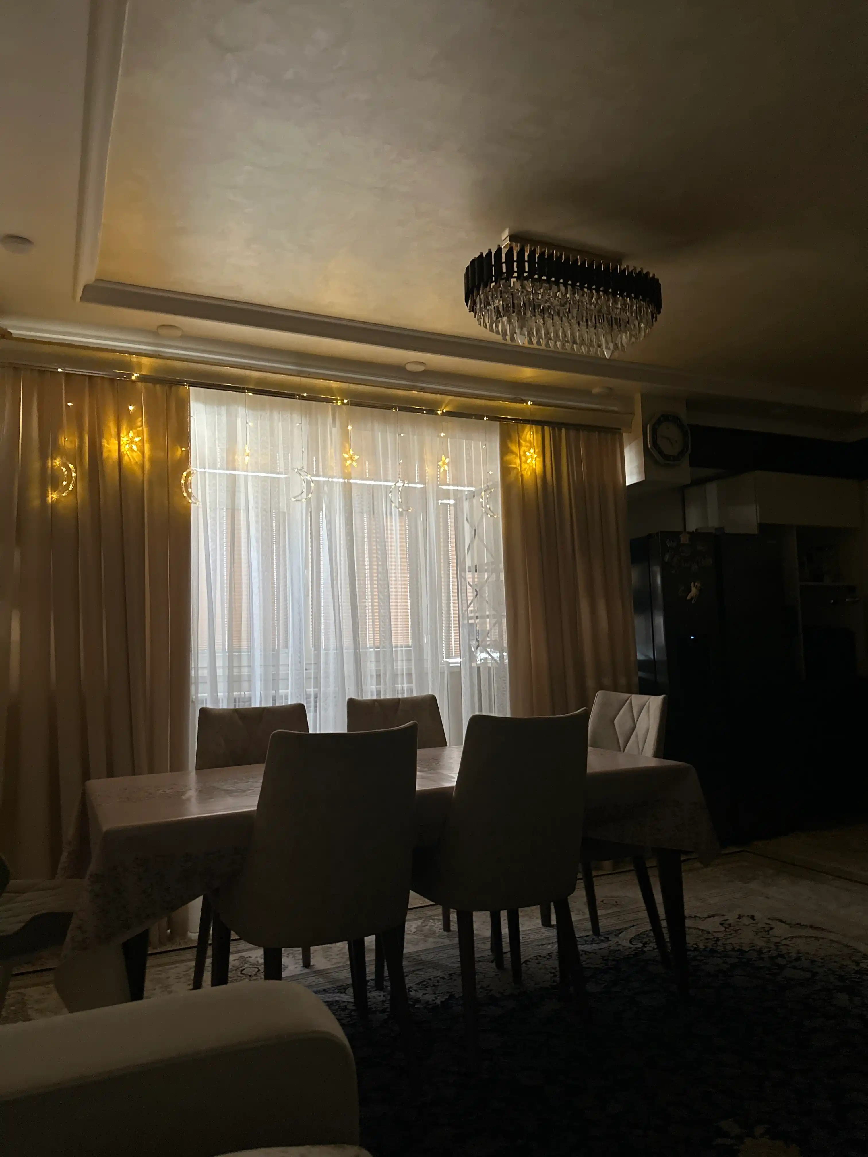 Bayram bezaklari Ramazon muborak gulchambari girlyanda oy va yulduz uyga, mashinaga, 3 m